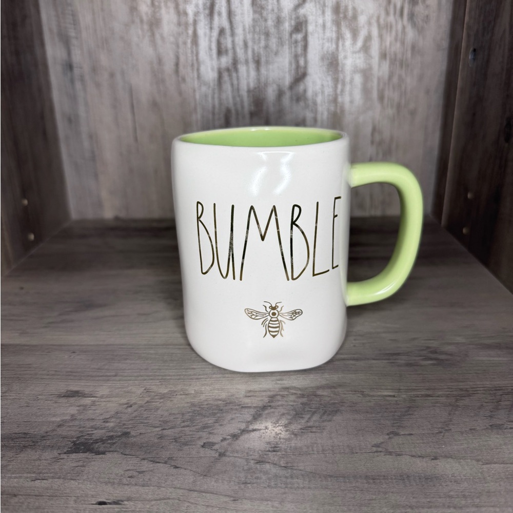 Rae Dunn Bumble Mug with Lime Interior